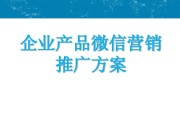 产品推广营销(产品的营销策划)