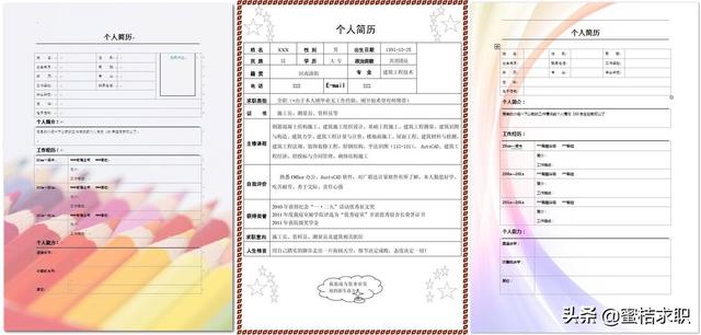 市场营销简历模板
:有没有什么好的简历模板推荐？